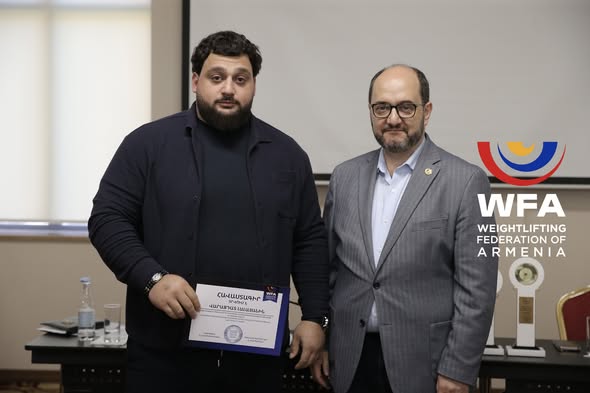 Ֆեդերացիայի նախագահը պարգևատրեց Եվրոպայի առաջնության մեդալակիրներին, մարզիչներին ու բժշկական անձնակազմին